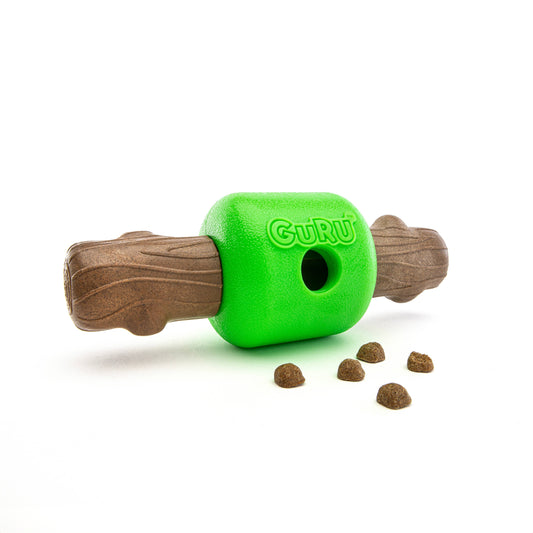 GURU Pet Company Spin & Treat Stick Interactive Dog Toy MED