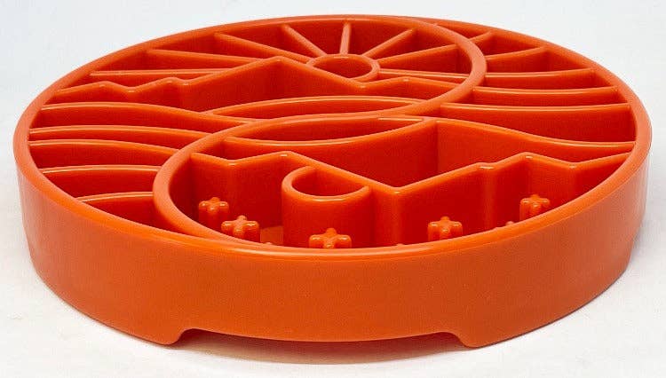 Yin Yang Design Shallow eTray Enrichment Slow Feeder Tray for Dogs